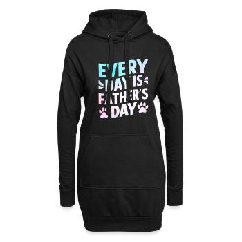 Dog Dad Gifts for Men - Hoodie-Kleid - Schwarz - Vorne