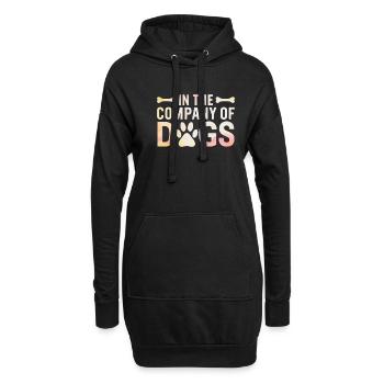 Dog Dad Gifts for Men - Hoodie-Kleid - Schwarz - Vorne