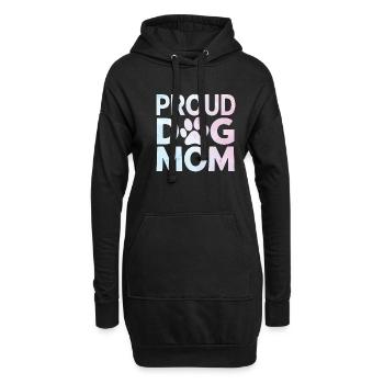 Dog Mom Gifts for Women - Hoodie-Kleid - Schwarz - Vorne