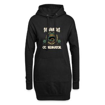 Coordinateur des manigances Saint-Patrick 2025 - Sweat-shirt à capuche long Femme - noir - Devant