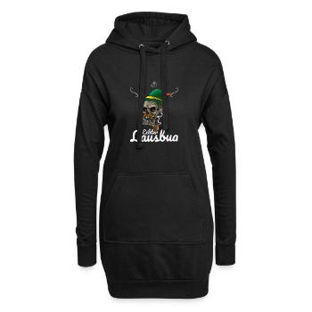 Lausbua Lederhosen - Hoodie-Kleid - Schwarz - Vorne