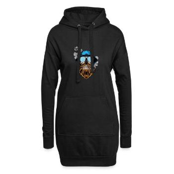 Lausbua Lausbub Lederhosen Trachten - Hoodie-Kleid - Schwarz - Vorne