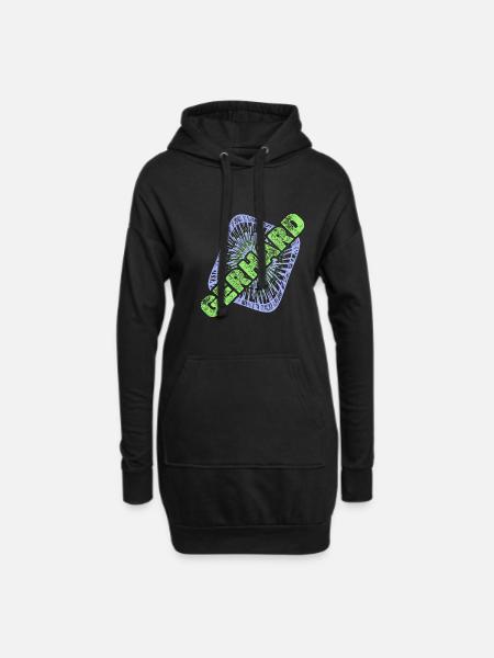 Gerhard als Gerhard - Hoodie-Kleid - Schwarz