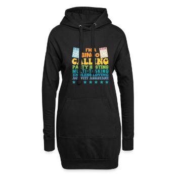 Proud Activity Assistant Appreciation - Hoodie-Kleid - Schwarz - Vorne