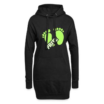 Cadeau pour Fritz - Sweat-shirt à capuche long Femme - noir - Devant