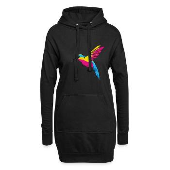 Pansexual Pan Pride Fierté pansexuelle LGBTQA - Sweat-shirt à capuche long Femme - noir - Devant