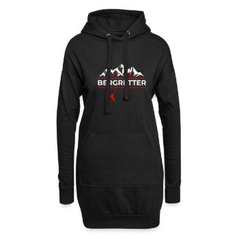 Bergretter - Hoodie-Kleid - Schwarz - Vorne