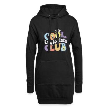 Cool Urologists Club Praticienne en urologie - Sweat-shirt à capuche long Femme - noir - Devant