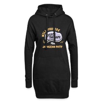Fournir une orthophonie pour la Jamaïcaine Patty Funny - Sweat-shirt à capuche long Femme - noir - Devant