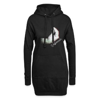 Vaffanculo Italienisch Italiener Italien Lustig - Hoodie-Kleid - Schwarz - Vorne