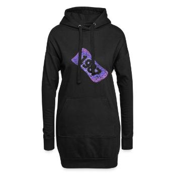 Klassentreffen 1987 - Hoodie-Kleid - Schwarz - Vorne