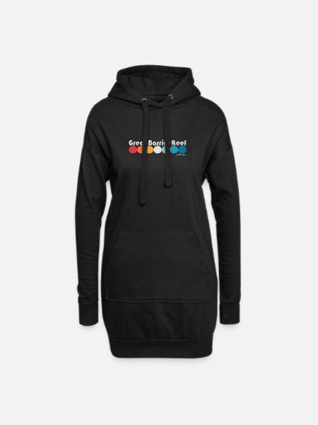 GREAT BARRIER REEF - Australia - Hoodie-Kleid - Schwarz