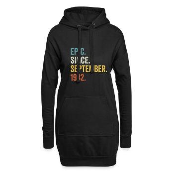 40 Years Old Epic Since September 1982 40th - Hoodie Dress - black - Front