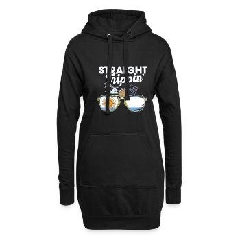 Straight Trippin' Argentine Vacances Tour Voyage - Sweat-shirt à capuche long Femme - noir - Devant