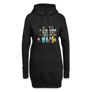 My Favorite Dancer Calls Me Mom Proud Dance Mother - Hoodie-Kleid - Schwarz - Vorne