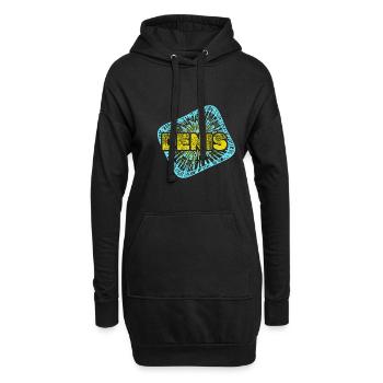 Loisirs Denis - Sweat-shirt à capuche long Femme - noir - Devant