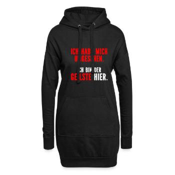 Herren Ich habe mich umgesehen Ich bin der geilste - Hoodie-Kleid - Schwarz - Vorne