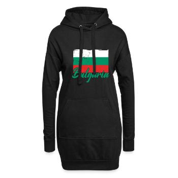 Bulgarie Drapeau bulgare Sofia Vacances Balkans - Sweat-shirt à capuche long Femme - noir - Devant
