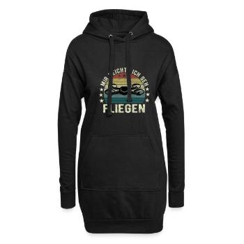 Mir Reichts Ich Geh Fliegen Drohne Drohnenflieger - Hoodie-Kleid - Schwarz - Vorne