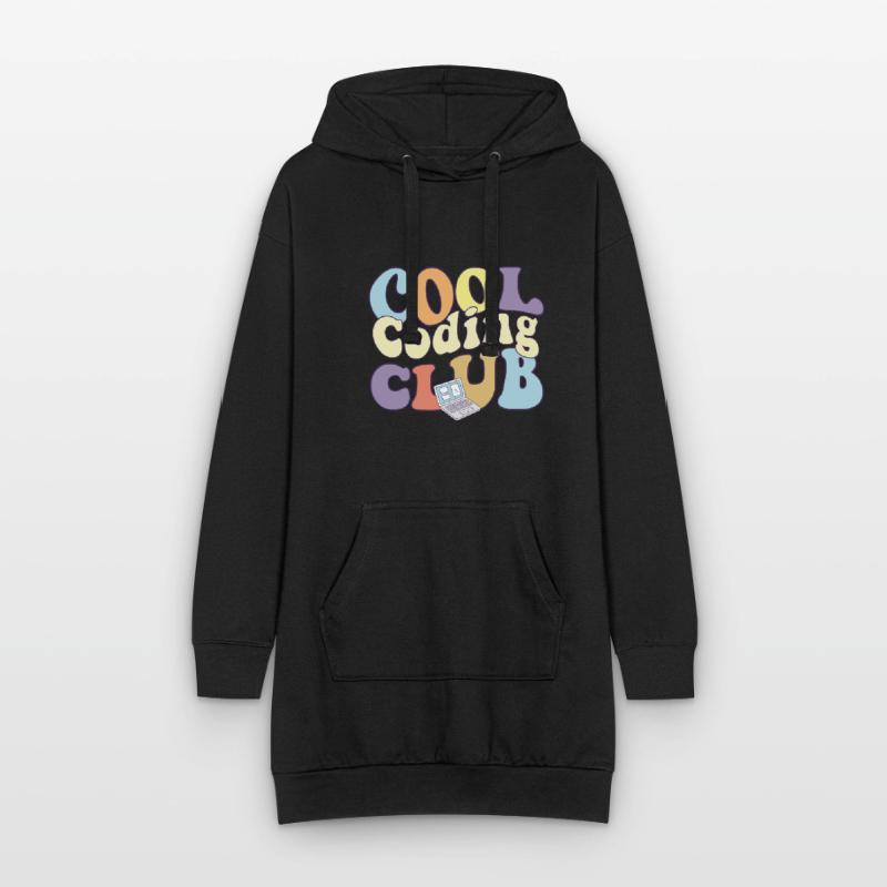 Programmeur informatique Cool Coding Club Codeur Sweat-shirt à capuche long Femme