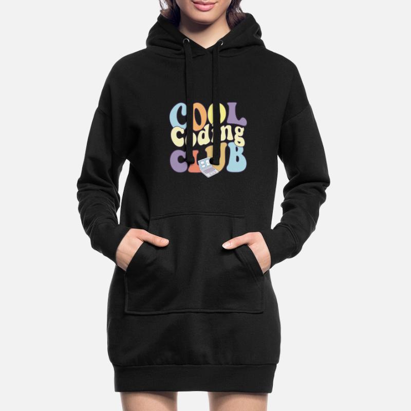 Cool Coding Club Computer Programmer Coder Hoodie-Kleid