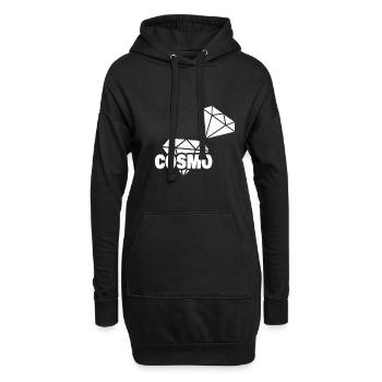 Cosmo als Kostbar - Hoodie-Kleid - Schwarz - Vorne