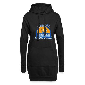 I Need To Be Seahabilitated Destin Beach Summer - Hoodie-Kleid - Schwarz - Vorne
