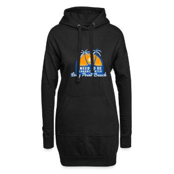I Need To Be Seahabilitated Long Point Beach - Hoodie-Kleid - Schwarz - Vorne