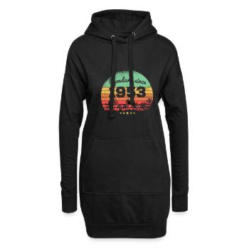70 Years Old Legendary Since 1953 70th Birthday - Hoodie Dress - black - Front