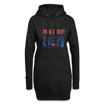 Trek it Out Randonnée Mountain Hiker Summit Camping - Sweat-shirt à capuche long Femme - noir - Devant