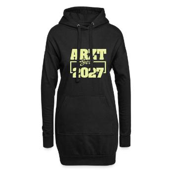 Arzt 2027 - Hoodie-Kleid - Schwarz - Vorne