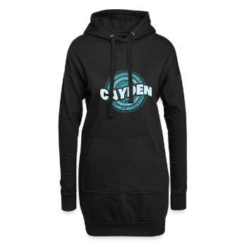 Cayden comme idée cadeau - Sweat-shirt à capuche long Femme - noir - Devant