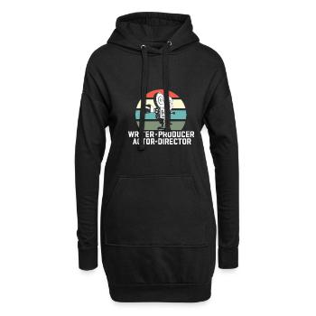 Writer Producer Actor Director Film Maker Movie - Hoodie-Kleid - Schwarz - Vorne