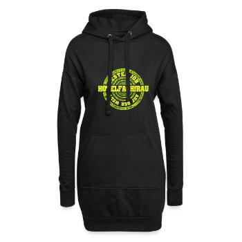 Directeur d’hôtel en tant que travail - Sweat-shirt à capuche long Femme - noir - Devant