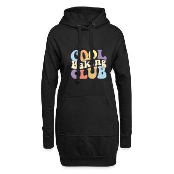 Cool Baking Club Baker Team Pastry Chef Squad - Hoodie-Kleid - Schwarz - Vorne
