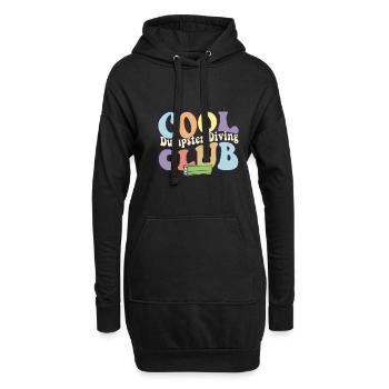 Cool Dumpster Diving Club Garbage Dive - Sweat-shirt à capuche long Femme - noir - Devant