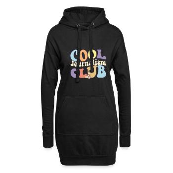 Rédacteur de l’équipe de journalistes du Cool Journalism Club - Sweat-shirt à capuche long Femme - noir - Devant