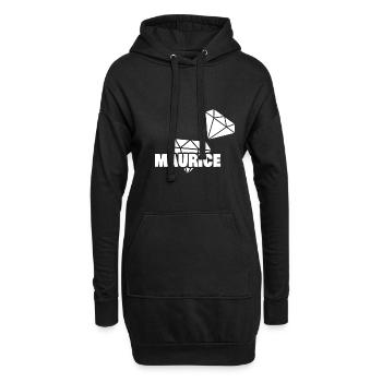 Kostbar Maurice - Hoodie-Kleid - Schwarz - Vorne
