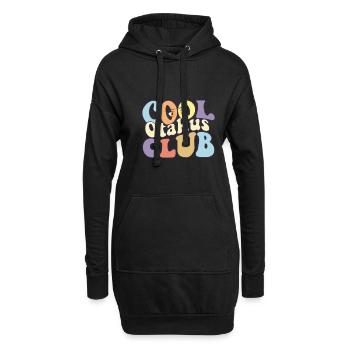Cool Otaku Club Anime Weeb Squad Manga Japonais - Sweat-shirt à capuche long Femme - noir - Devant