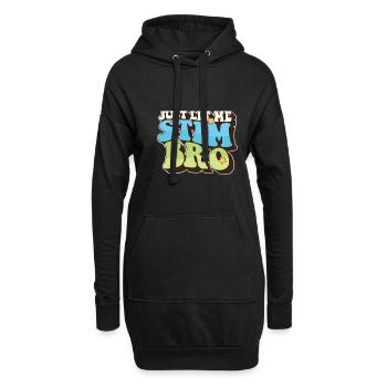Autism Awareness Just Let Me Stim Bro Love - Hoodie-Kleid - Schwarz - Vorne