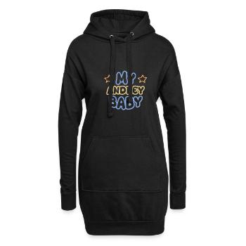 Andreï comme prénom - Sweat-shirt à capuche long Femme - noir - Devant