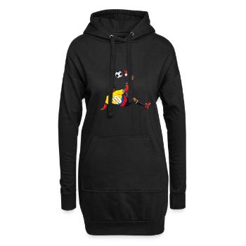 Ecuadorian National Soccer Team I Football Ecuador - Hoodie-Kleid - Schwarz - Vorne