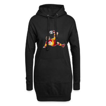 Spanish National Soccer Team I Football Spain - Hoodie-Kleid - Schwarz - Vorne