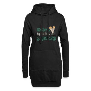Irland irish Dance Tanzschule Schuhe Spruch - Hoodie-Kleid - Schwarz - Vorne