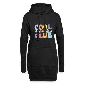 Audiologiste cool Club Oreille Médecin de l’oreille Audiologie - Sweat-shirt à capuche long Femme - noir - Devant