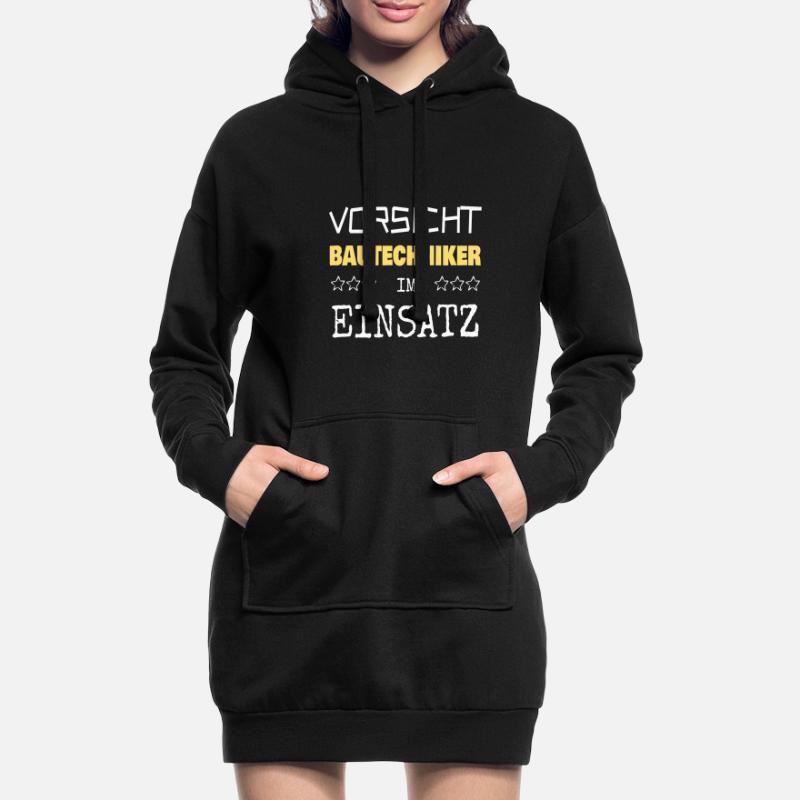 Construction technician as a vocation Hoodie Dress