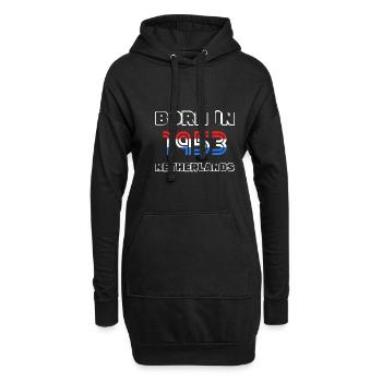 Netherlands 1953 - Hoodie-Kleid - Schwarz - Vorne