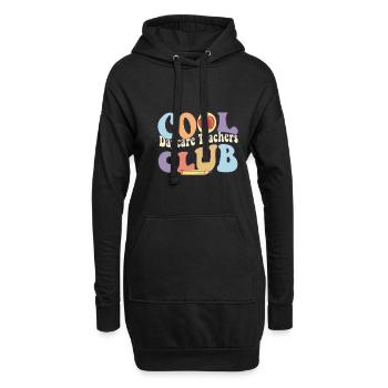 Cool Daycare Teachers Club Travailleur en garderie - Sweat-shirt à capuche long Femme - noir - Devant