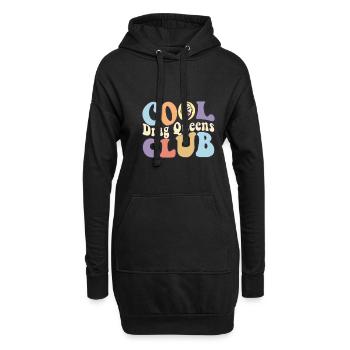 Cool Drag Queen Club LGBT Gay Pride Égalité - Sweat-shirt à capuche long Femme - noir - Devant