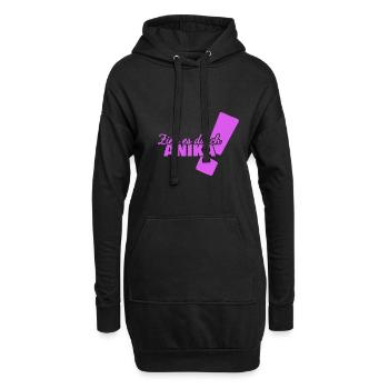 Prénom Anika - Sweat-shirt à capuche long Femme - noir - Devant